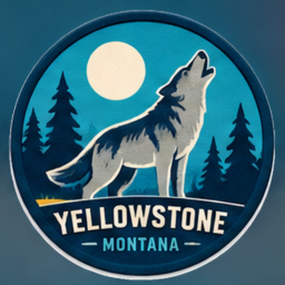 Yellowstone Wolf approved master artwork reference