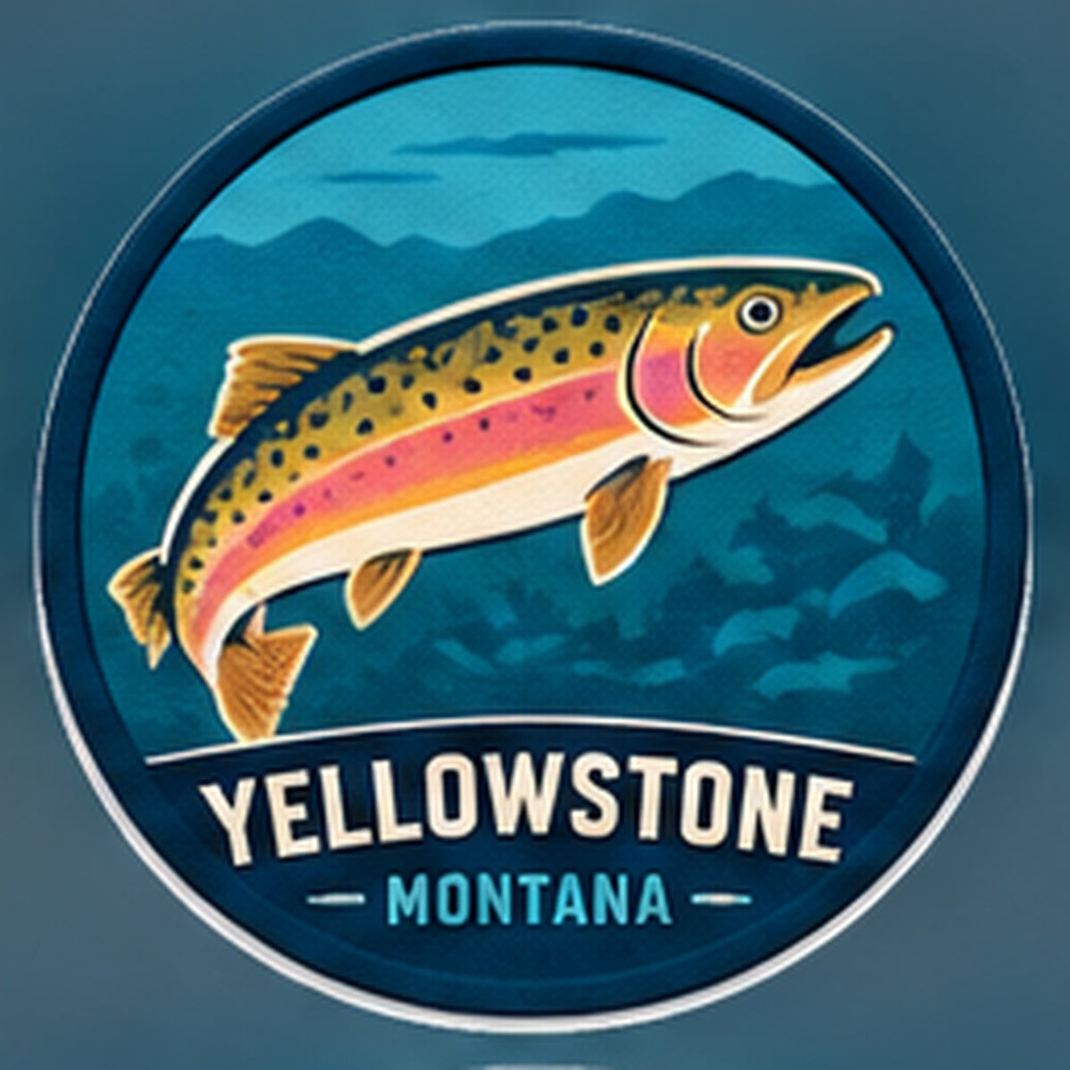Yellowstone Cutthroat Trout approved master artwork reference