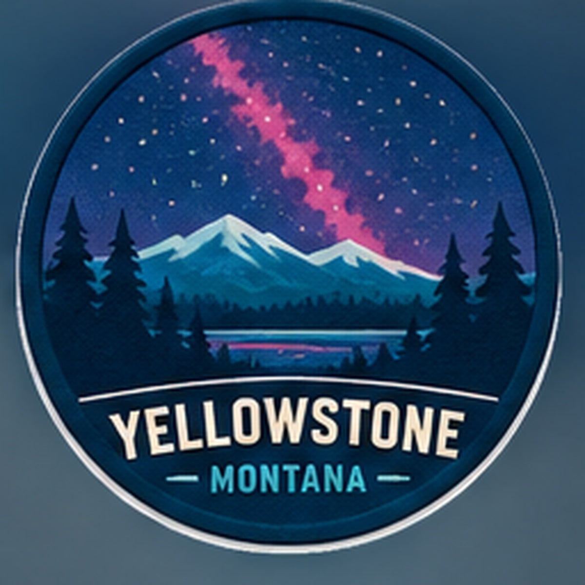 Yellowstone Night Sky approved master artwork reference