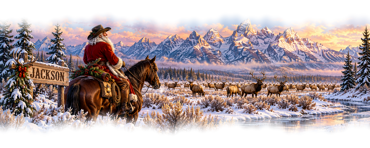 Jackson Cowboy Santa original approved scene 6 with organic edges