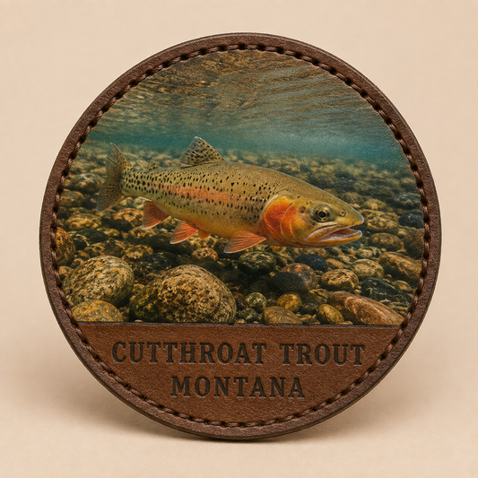 Montana Cutthroat Trout — Photo Leather collectible patch hero image