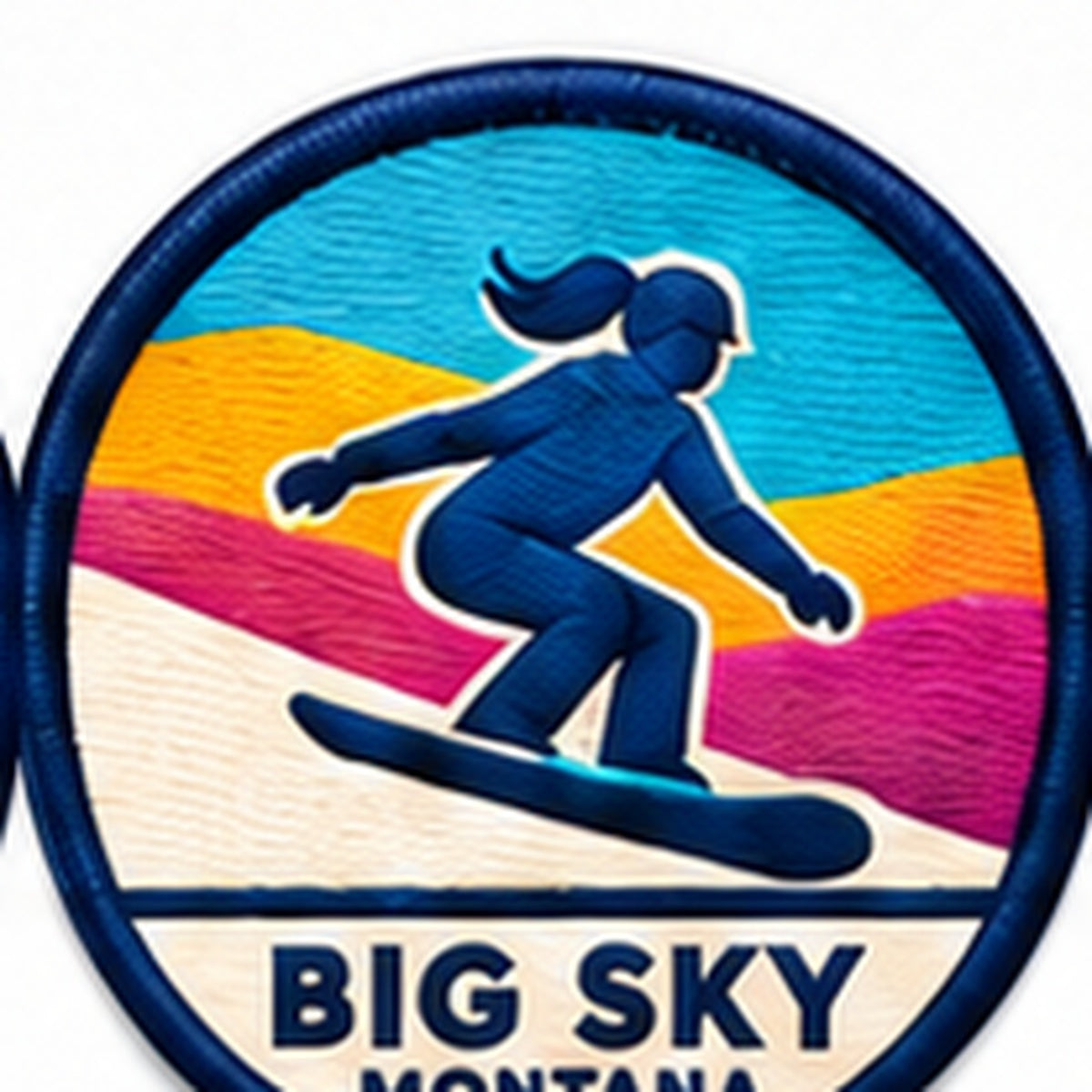 Girl Snowboarder approved master artwork reference