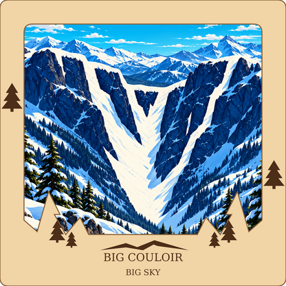SL-BS-05-NL | Big Couloir framed design preview; hardware not shown