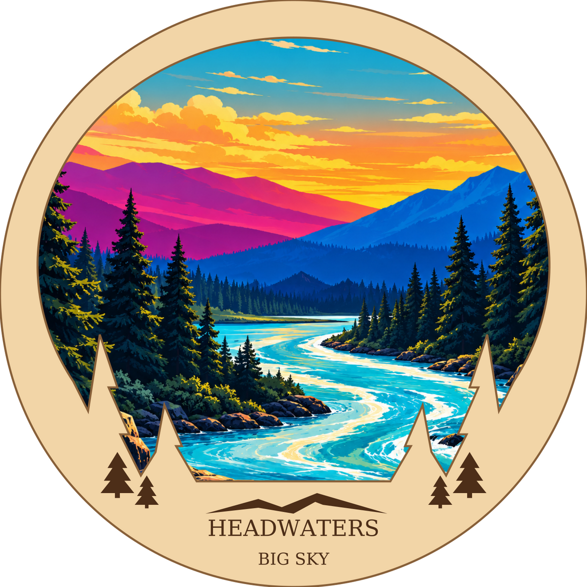 SL-BS-07-WC | Headwaters framed design preview; hardware not shown