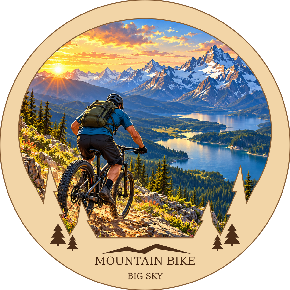 SL-BS-17-WC | Mountain Bike framed design preview; hardware not shown