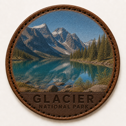 Glacier National Park Lake leather patch