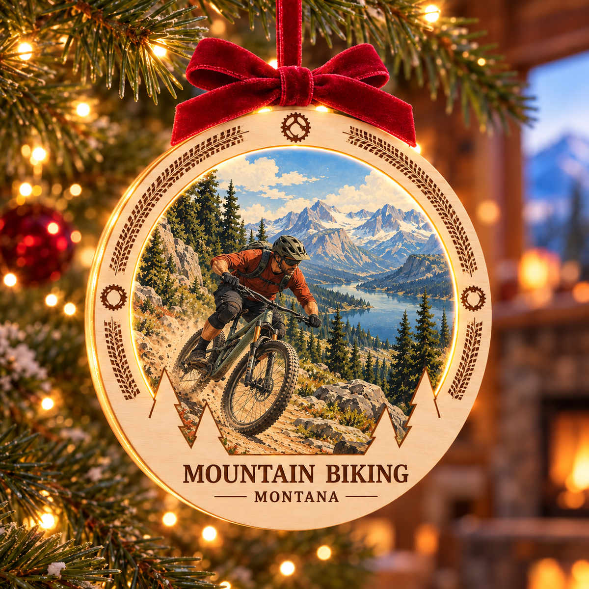 SL-OAC-06-CLASSIC-CO | Mountain Biking Montana Classic Light-Up Ornament — generated lifestyle mockup
