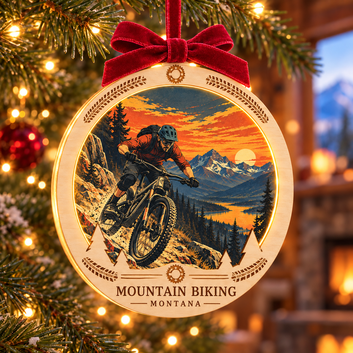 SL-OAC-06-RETRO-CO | Mountain Biking Montana Retro Light-Up Ornament — generated lifestyle mockup