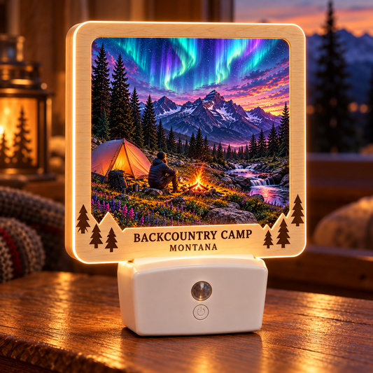 Backcountry Camp Montana Fusion Motion-Sensor Nightlight — generated lifestyle mockup