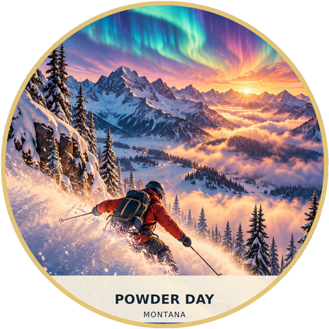 Powder Day Montana Patch - Fusion