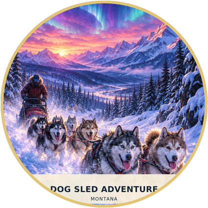 Dog Sled Adventure Fusion approved master artwork reference