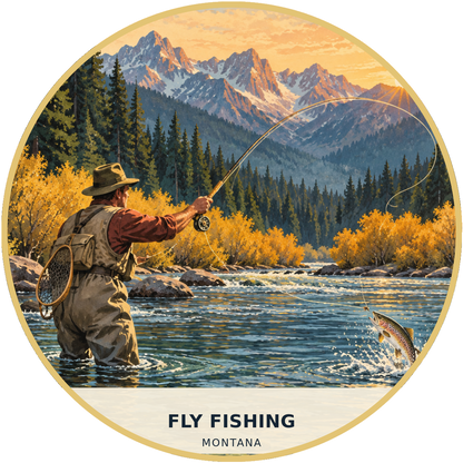 Fly Fishing Montana Classic Patch