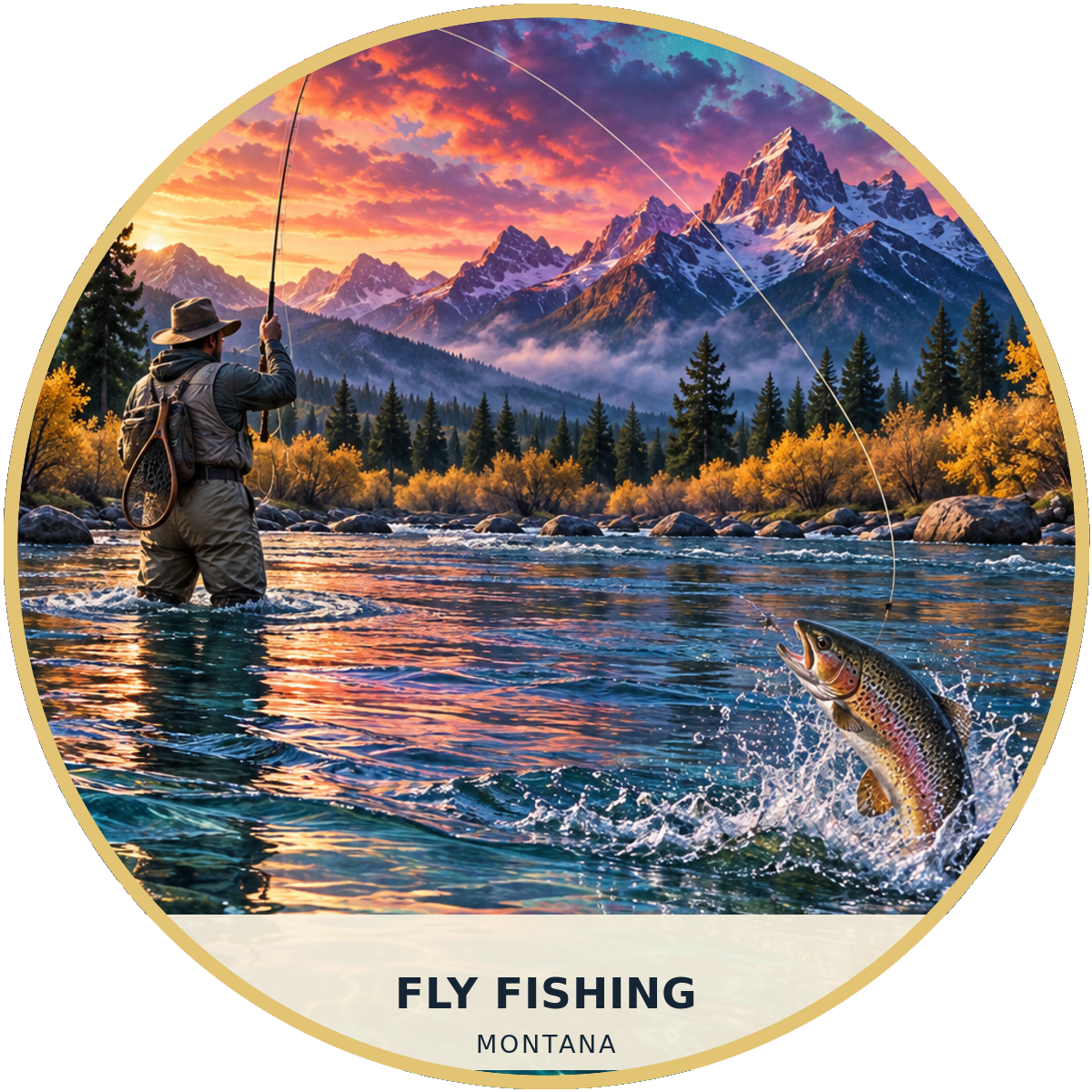 Fly Fishing Montana Fusion Patch