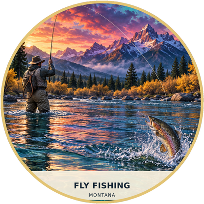 Fly Fishing Montana Fusion Patch