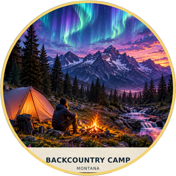Backcountry Camp Montana Magnet - Fusion