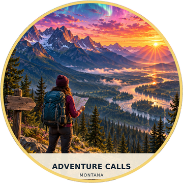 Adventure Calls Montana Magnet - Fusion