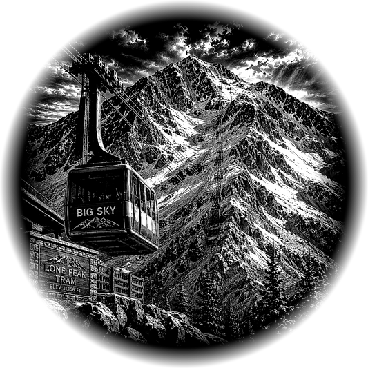 Lone Peak Slate Coaster
