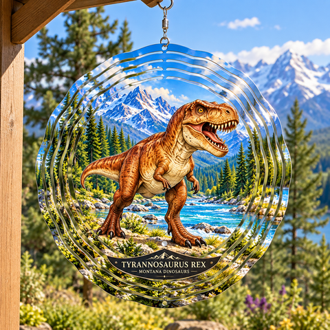Montana Dinosaurs — 3D Wind Spinner