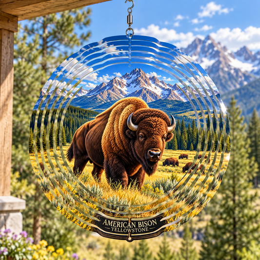 SL-YS-01-WS | Metal wind spinner — porch lifestyle mockup