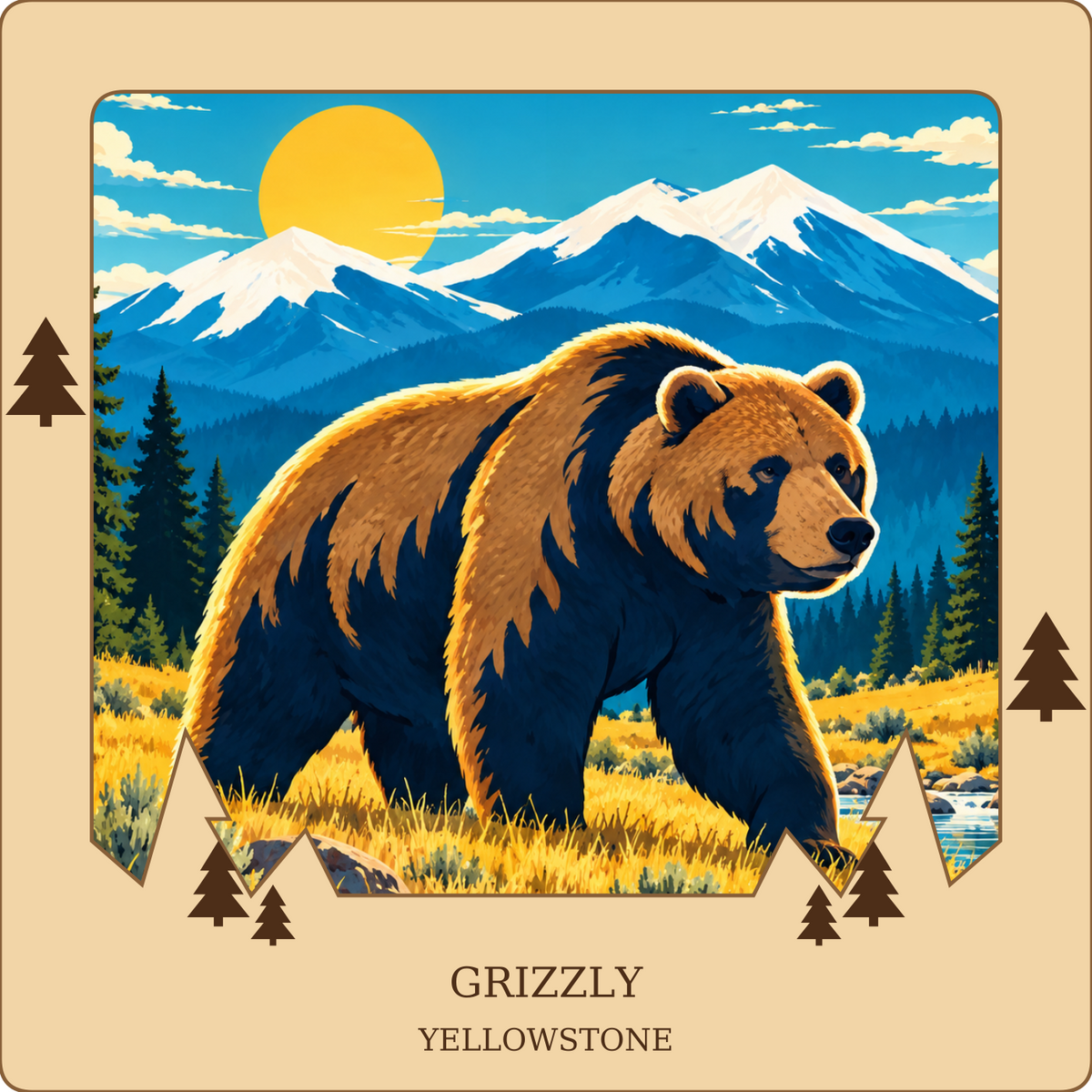 SL-YS-02-NL | Grizzly framed design preview; hardware not shown