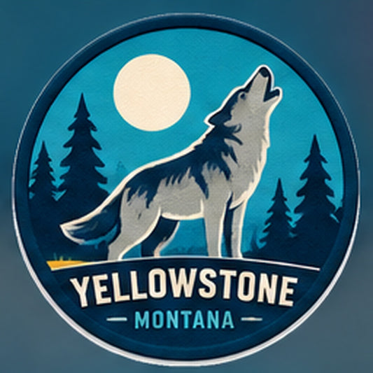 Yellowstone Wolf UV 3D collectible design