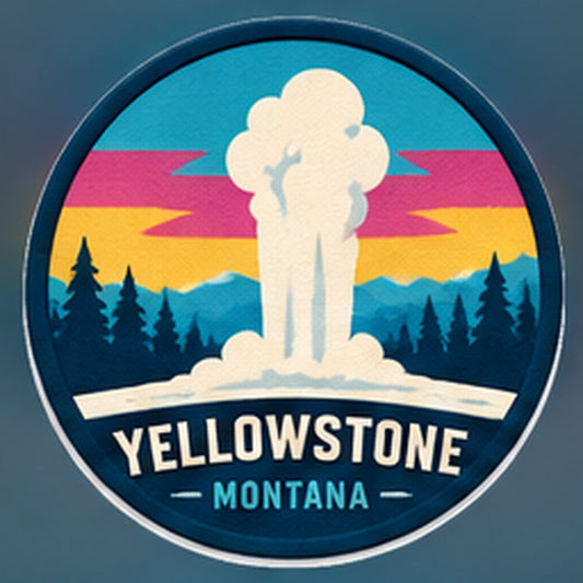 Yellowstone Old Faithful approved master artwork reference