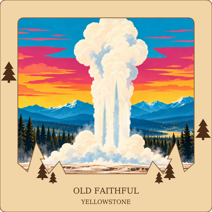 SL-YS-07-NL | Old Faithful framed design preview; hardware not shown