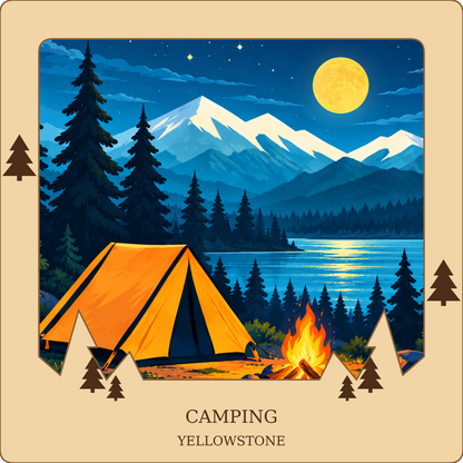 SL-YS-17-NL | Camping framed design preview; hardware not shown