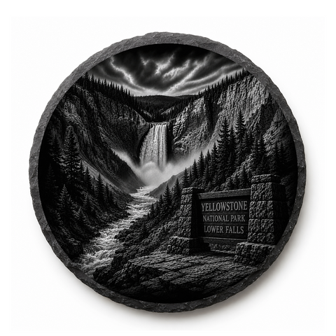 Lower Falls Slate Coaster