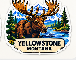 Moose sticker proof