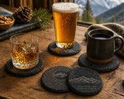 Topo Coaster Set™ - Montana 4-Pack