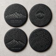 Topo Coaster Set™ - Montana 4-Pack