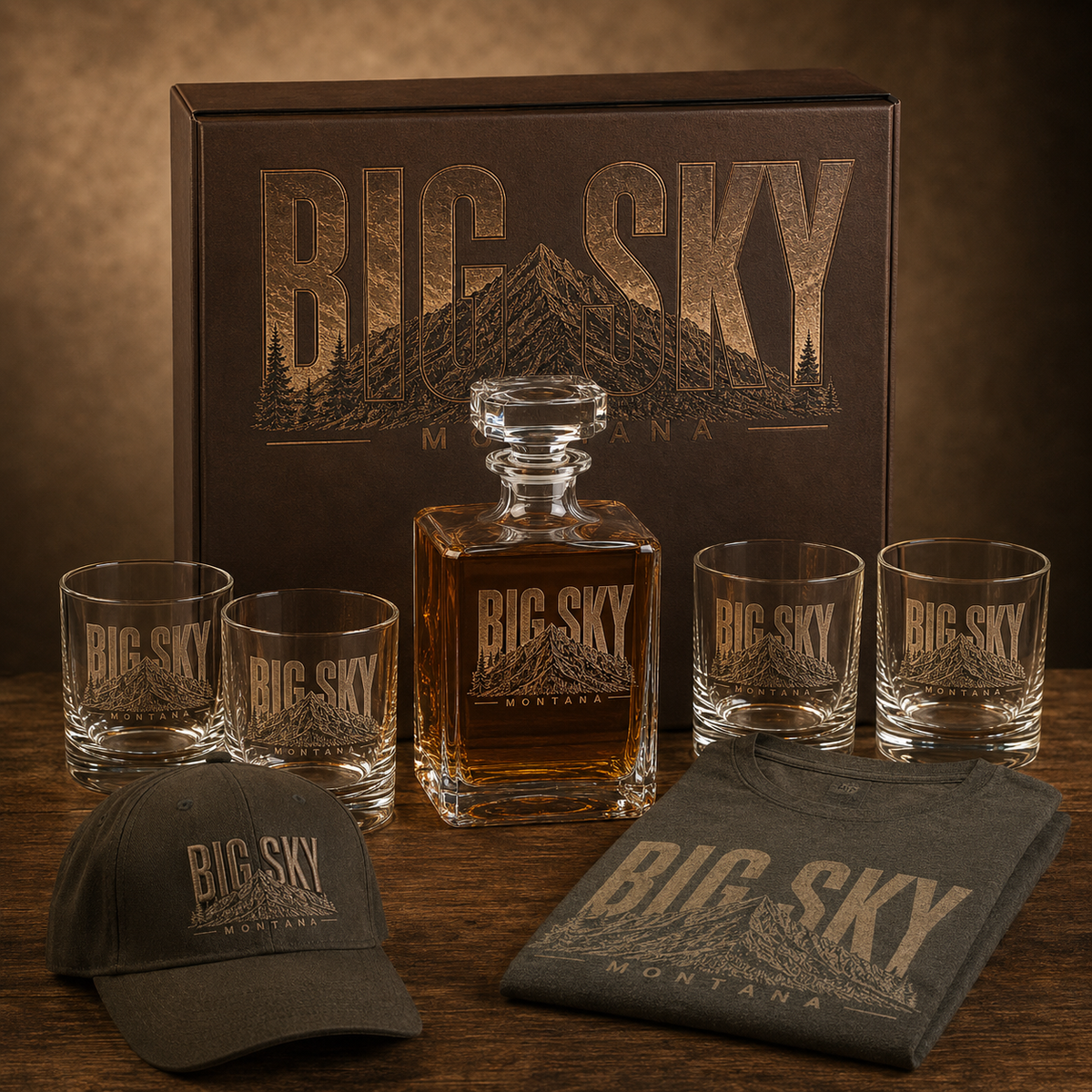 Big Sky Heritage Decanter Gift Set product image