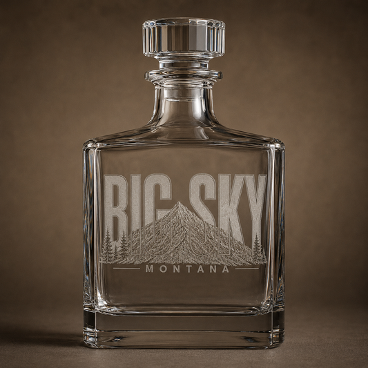 Big Sky Heritage Whiskey Decanter product image