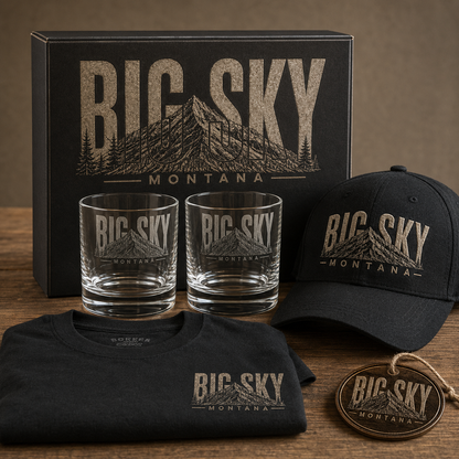 Big Sky Heritage Rocks Glass Gift Set product image