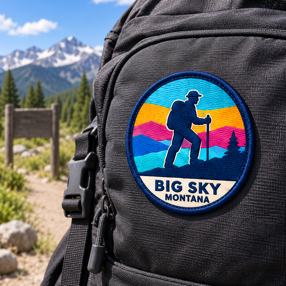 Lifestyle — backpack: Big Sky Montana Big Sky Hiker UV 3D collectible