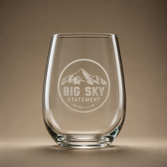 Big Sky Statement Stemless Wine Glass product image