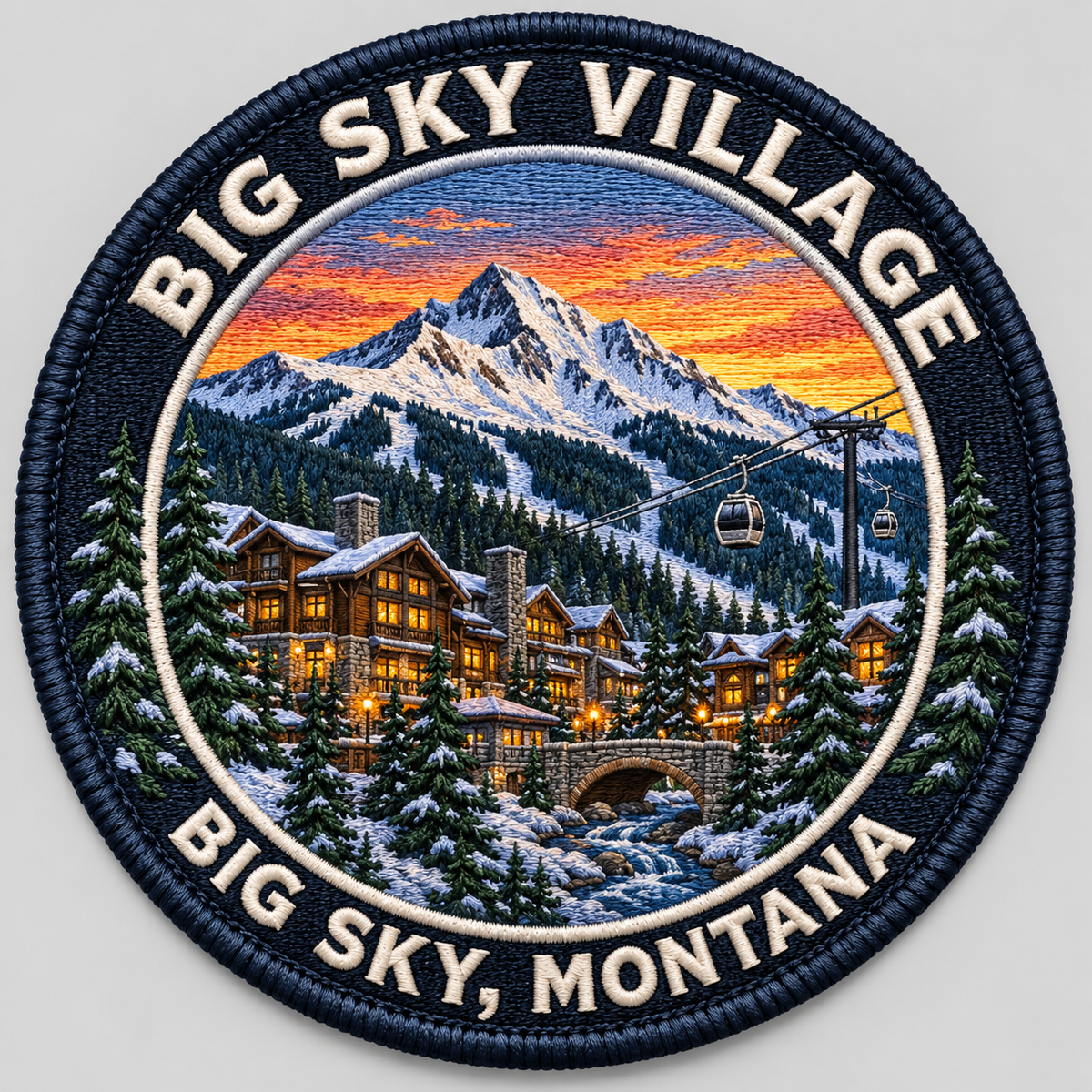 Big Sky Village approved master artwork reference
