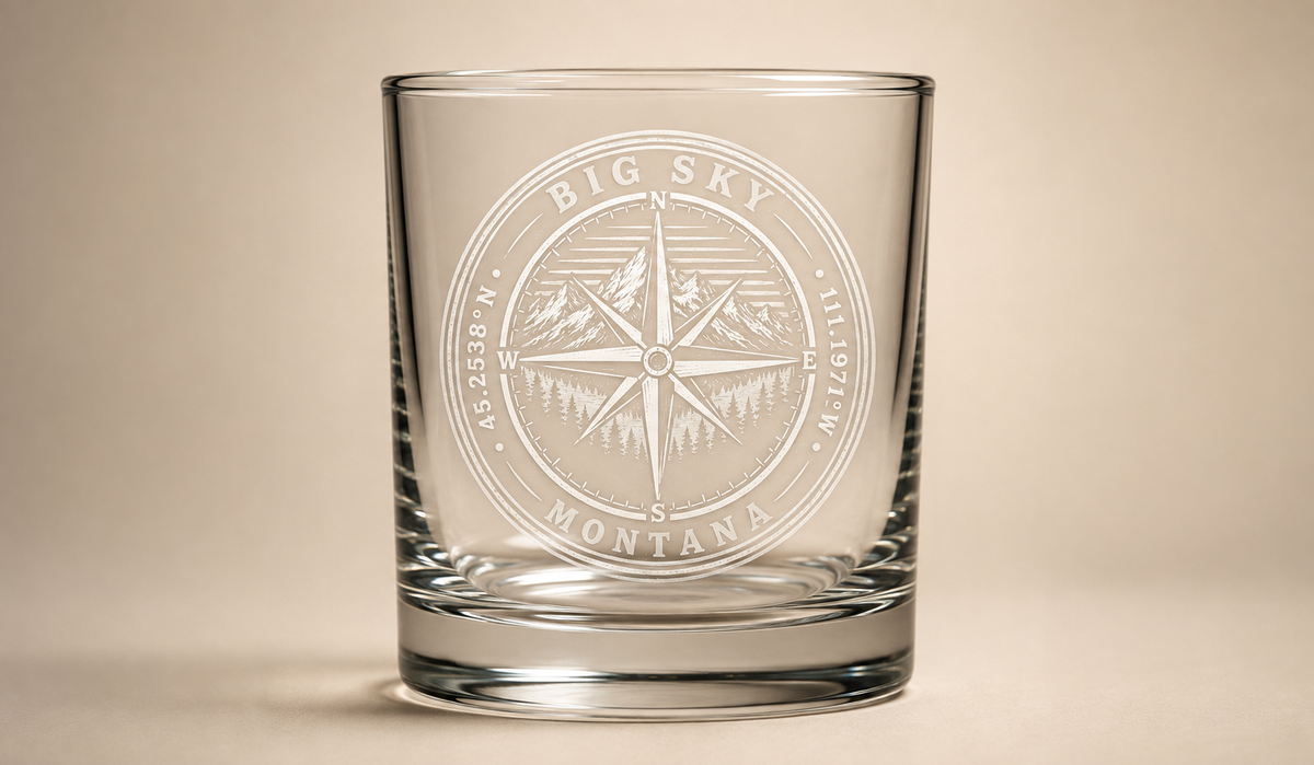 Big Sky BS-001 Signature rocks glass, clean studio hero