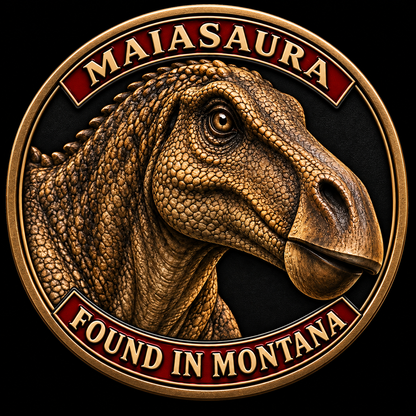 Maiasaura original approved artwork