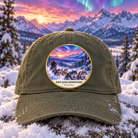 Dog Sled Adventure Montana Patch - Fusion