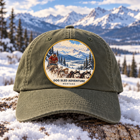 Dog Sled Adventure Montana Patch - Classic