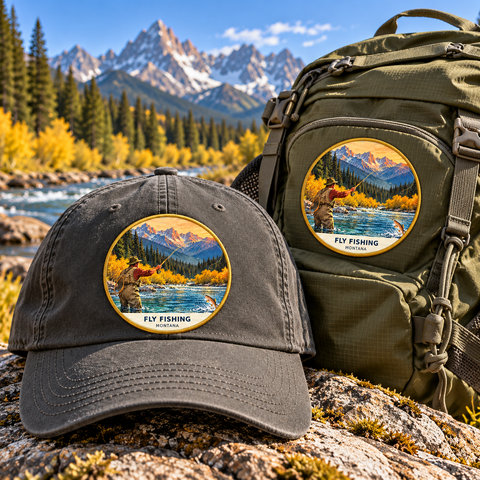 Fly Fishing Montana Patch - Classic