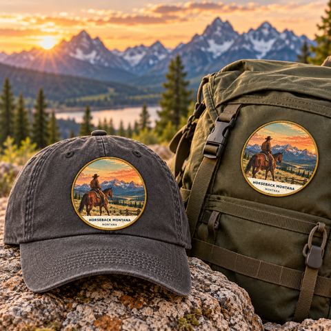 Horseback Montana Patch - Classic