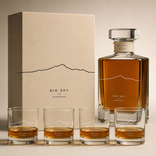 Lone Peak One Line Decanter Gift Set product image
