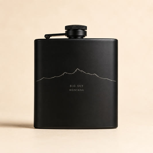 Lone Peak One Line Premium Flask product image