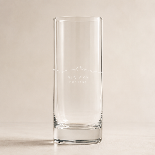 Lone Peak One Line Highball Glass product image