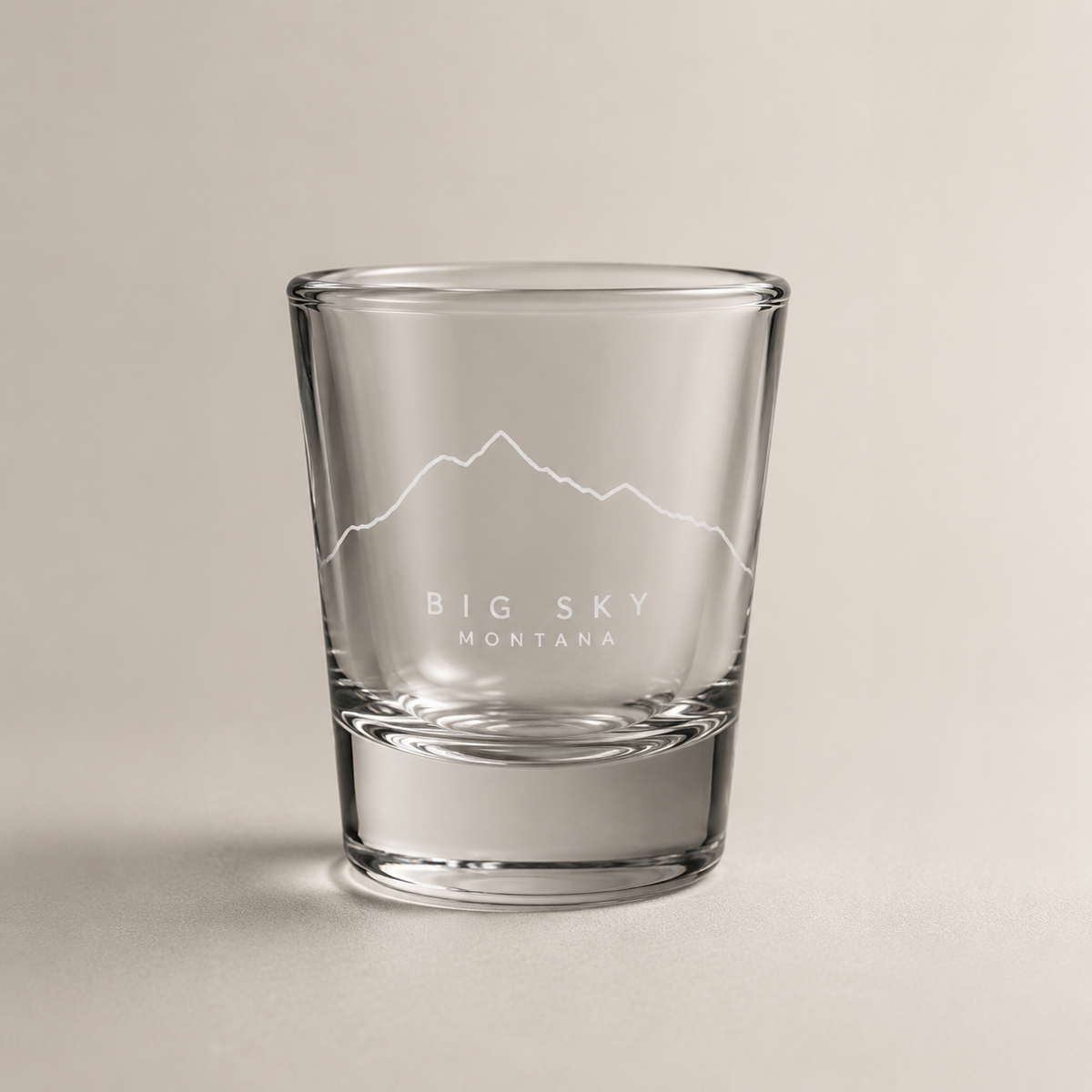 Lone Peak One Line Shot Glass product image