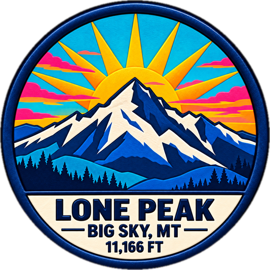 Lone Peak original ornament artwork