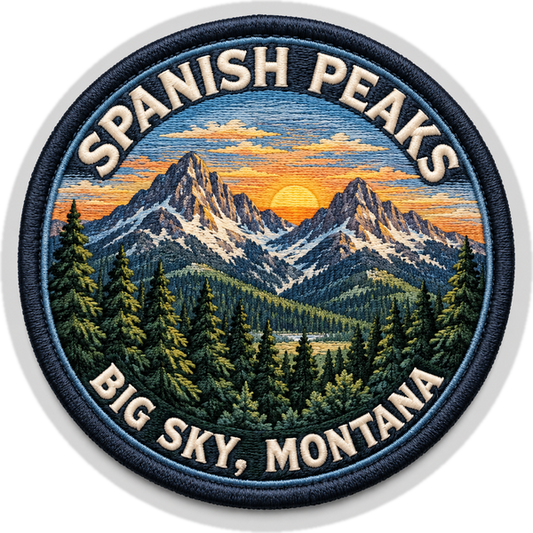 Spanish Peaks original ornament artwork